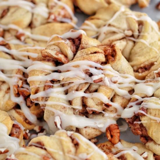 Maple Praline Crescent Knots - Recipe photo by Ereese