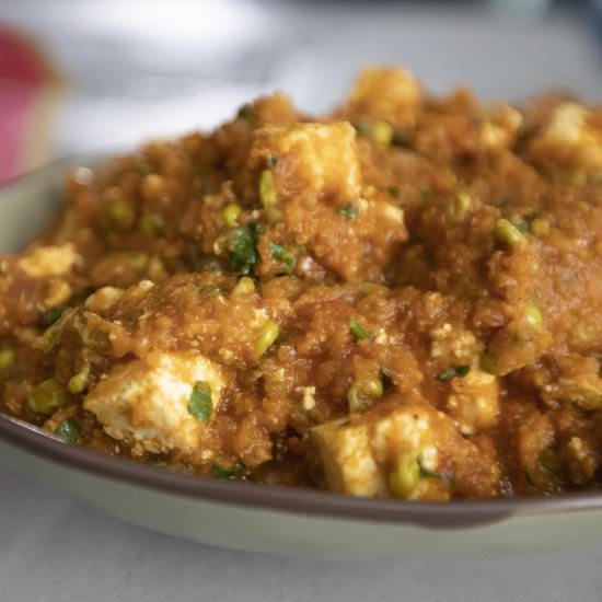 Matar paneer - Recipe photo by foodmakesmehappy