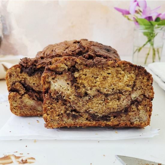 Nutella Banana Bread - Recipe photo by WhiskingWolf