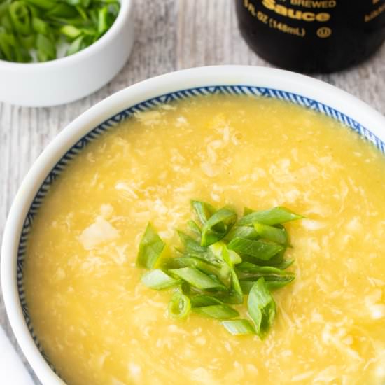 Easy Egg Drop Soup - Recipe photo by For the Love of Cooking