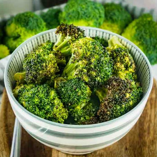 Air Fryer Broccoli - Recipe photo by dizzybusyandhungry