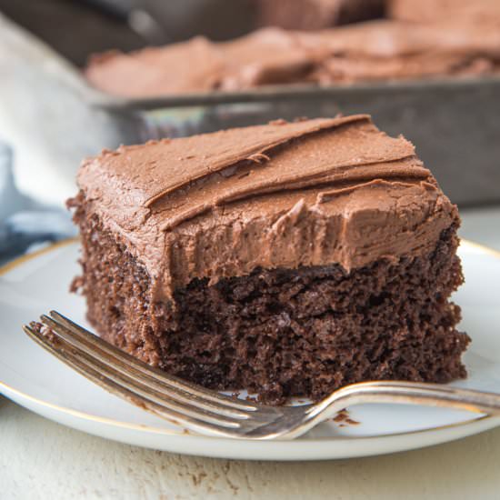 Chocolate Mayonnaise Cake - Recipe photo by giftofhospitality