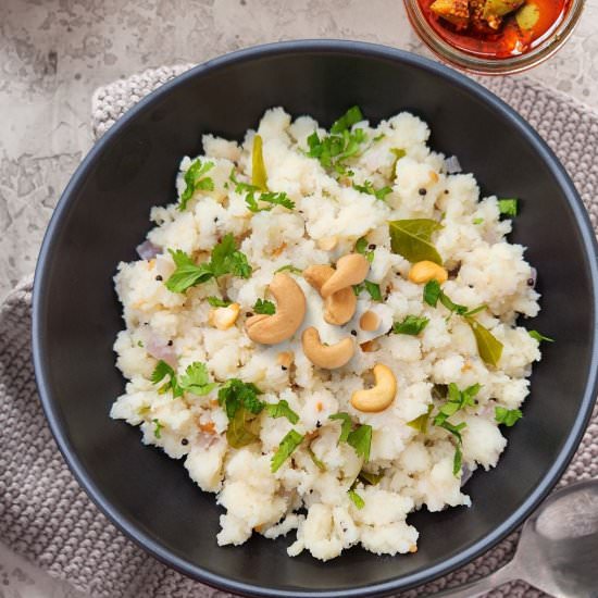 Upma [Indian Semolina Porridge] - Recipe photo by livingsmartandhealthy