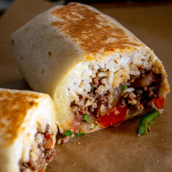 Easy Ground Beef Burritos - Recipe photo by MexicanPlease
