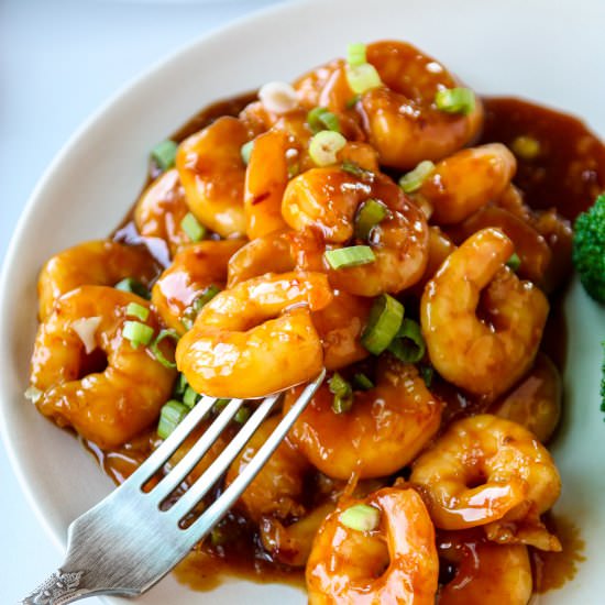 General Tso Shrimp - Recipe photo by the food blog