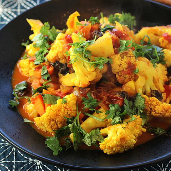 Cauliflower with Raisins - Recipe photo by Food Gal