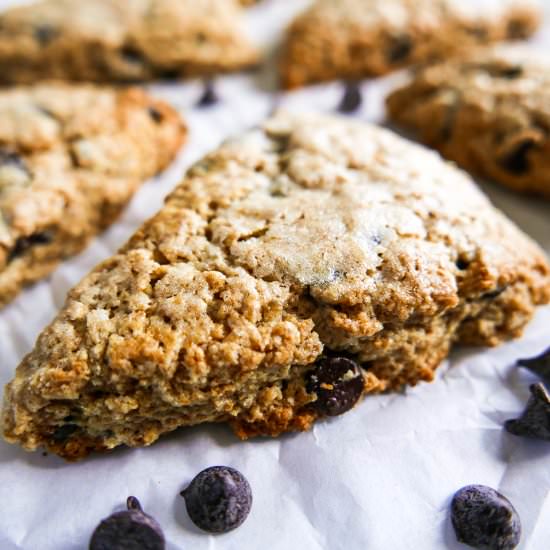 Sourdough Scones w/ Chocolate Chips - Recipe photo by gastronotherapy