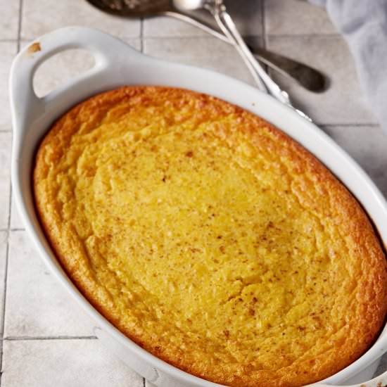 Corn Pudding - Recipe photo by Barbara Curry