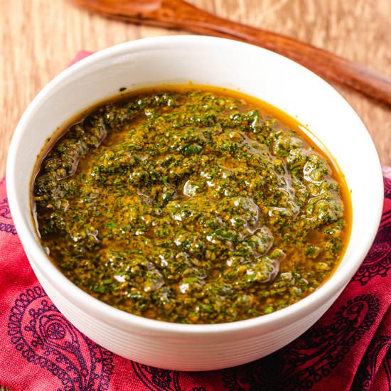 Chermoula Sauce - Recipe photo by lowcarbafrica