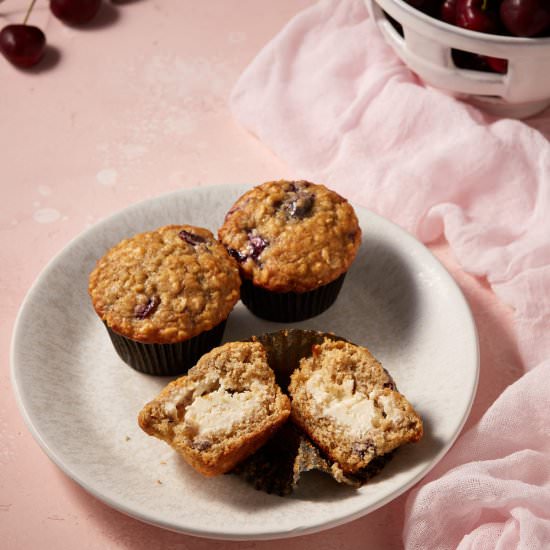 Cherry Muffins with Cream Cheese - Recipe photo by Barbara Curry
