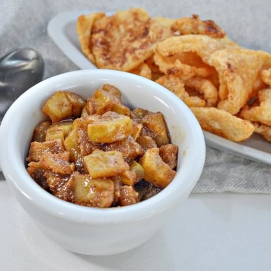 KETO APPLE PIE DIP - Recipe photo by Stylish Cravings
