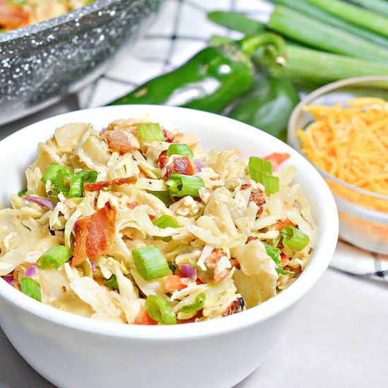 KETO CRACK SLAW - Recipe photo by Stylish Cravings