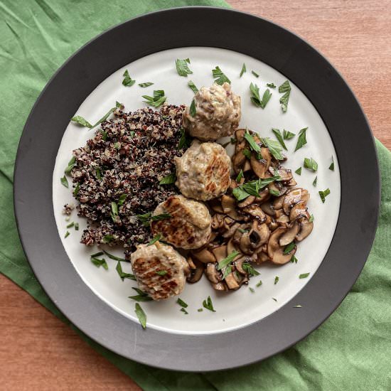 Chicken and Apple Meatballs - Recipe photo by uglyducklingbakery