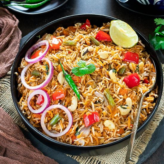 Shahi Veg Biryani - Recipe photo by ruchiskitchen