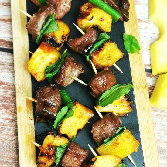 Pineapple and Beef Appetizer - Recipe photo by Cre8 at Home