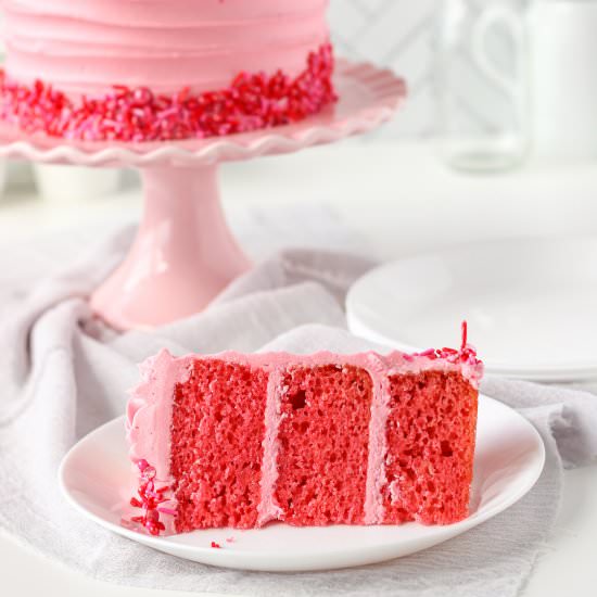 Strawberry Cake with Jello Mix - Recipe photo by Bakes and Blunders