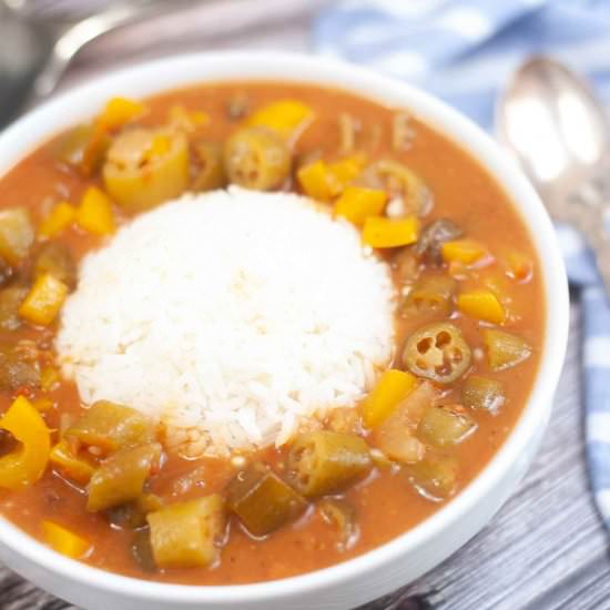 Instant Pot Vegetarian Gumbo - Recipe photo by bklynactivemama