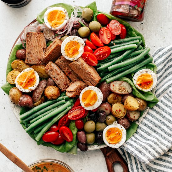 Niçoise Salad with Sherry Dressing - Recipe photo by killingthyme