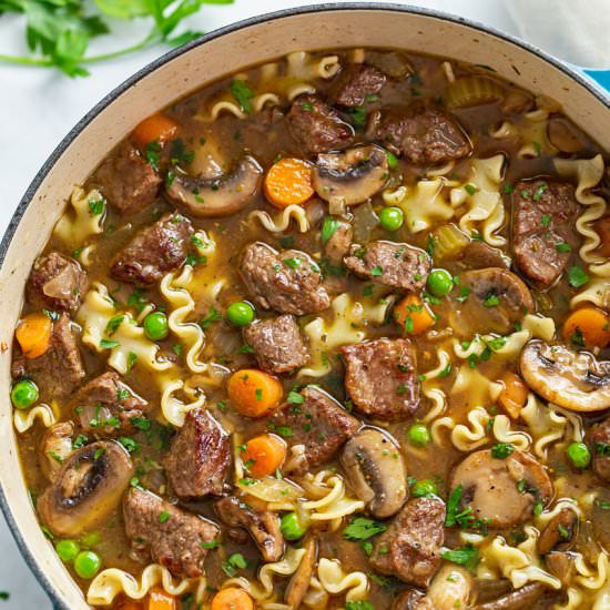Beef Noodle Soup - Recipe photo by TheCozyCook