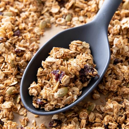 Granola with Flax Seed - Recipe photo by beamingbaker