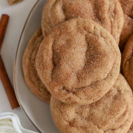Maple Snickerdoodles - Recipe photo by Celebrating Sweets