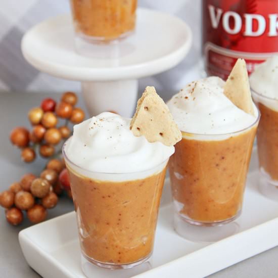 Pumpkin Pie Pudding Shots - Recipe photo by Everything Pretty
