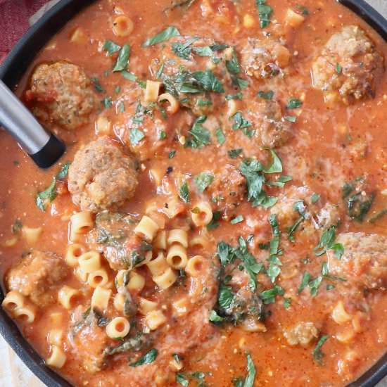 Meatball Soup - Recipe photo by Whitney Bond
