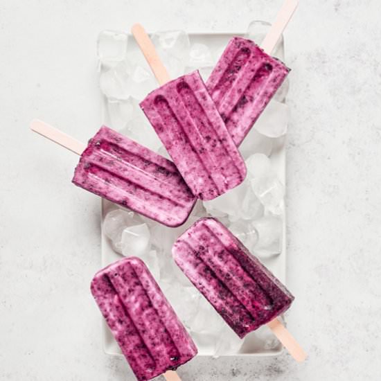 Cherry Coconut Popsicles - Recipe photo by Resplendent Kitchen