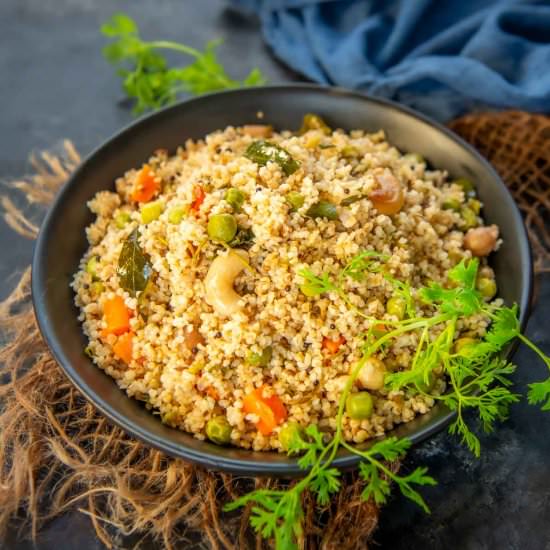 Dalia Upma - Recipe photo by Whiskaffair