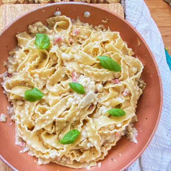 Pasta With Cauliflower - Recipe photo by The Bella Vita