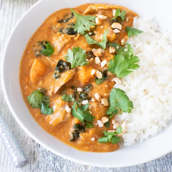 African Chicken Peanut Stew - Recipe photo by For the Love of Cooking