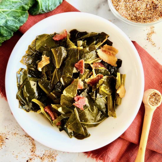 Slow Cooker Collard Greens - Recipe photo by theshortordercook