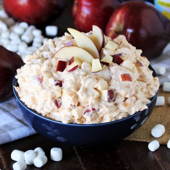 Caramel Apple Fluff - Recipe photo by thekitchenismyplayground