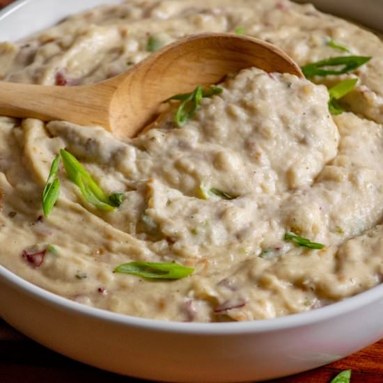 Boursin Mashed Potatoes - Recipe photo by JawnsICooked