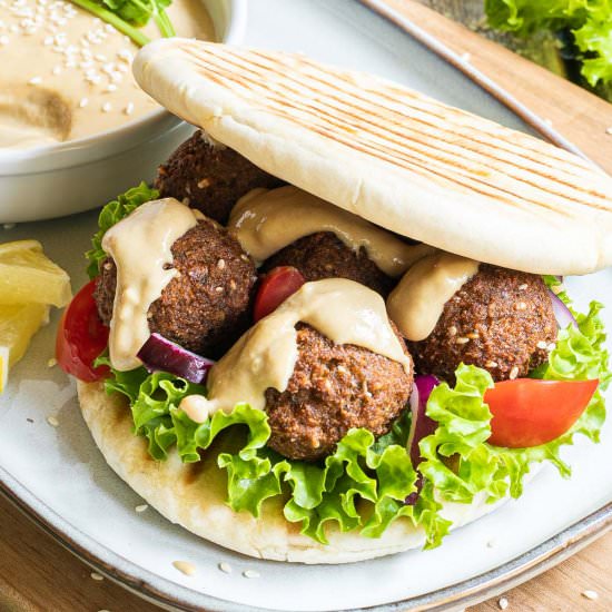 Crispy Falafel - Recipe photo by MyPurePlants