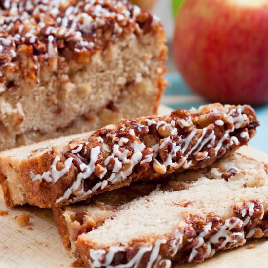Apple Fritter Bread - Recipe photo by chewoutloud