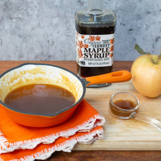Maple caramel sauce - Recipe photo by a zest for life