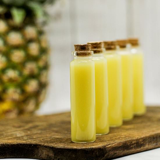 Pineapple Wellness Shots - Recipe photo by jenna@heavenlyspiced.com