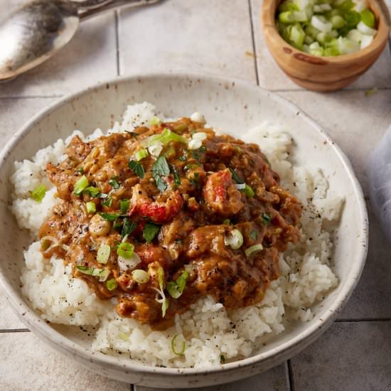 Crawfish Etoufee - Recipe photo by Barbara Curry