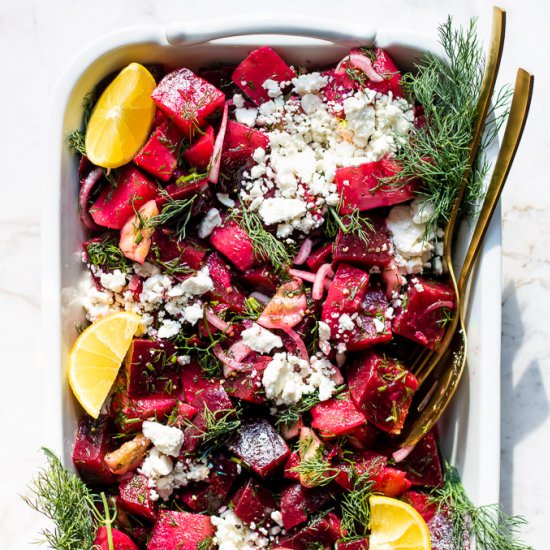 Beet Salad - Recipe photo by LifesLittleSweets