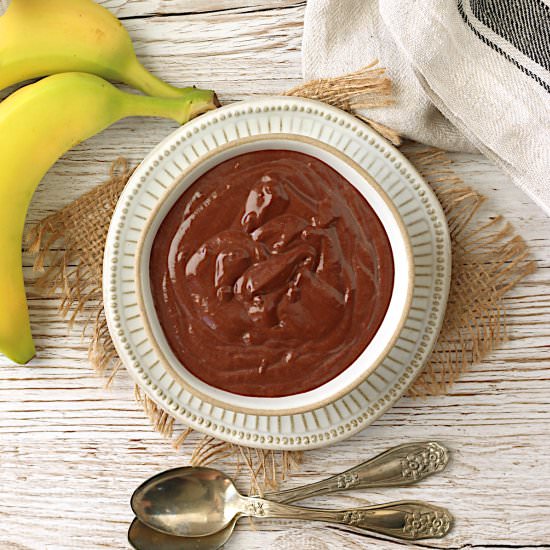 Vegan Chocolate Banana Pudding - Recipe photo by DomesticDreamboat