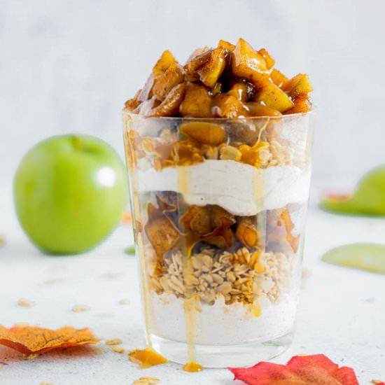 Sugar Free Caramel Apple Trifle - Recipe photo by fitandfull