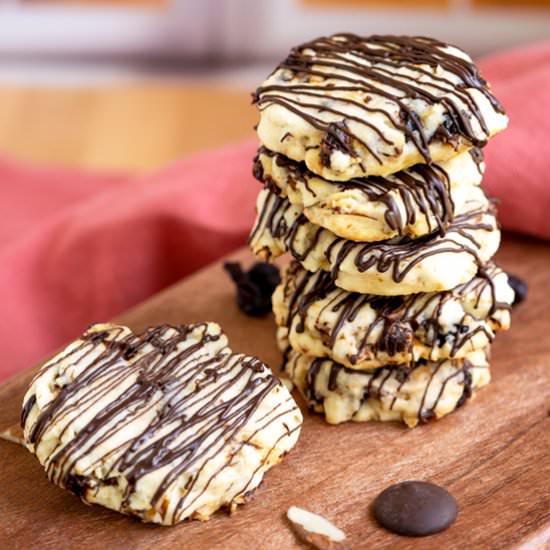 Cherry Almond with Dark Chocolate - Recipe photo by Mycookiejourney