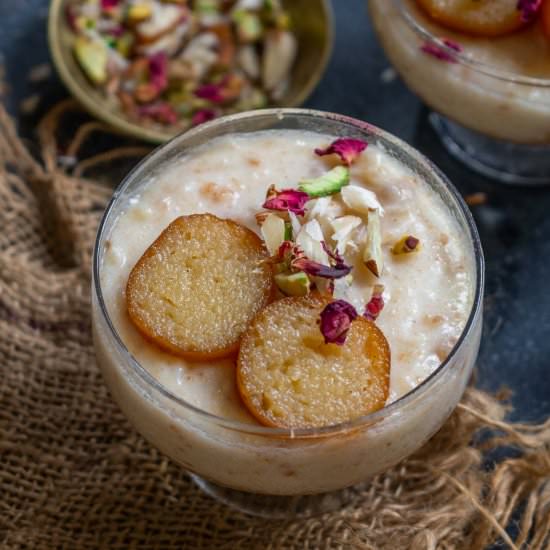 Gulab Jamun Yogurt Parfait - Recipe photo by Whiskaffair