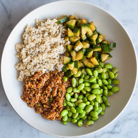 Easy Tofu Ground Beef - Recipe photo by Nisha Melvani