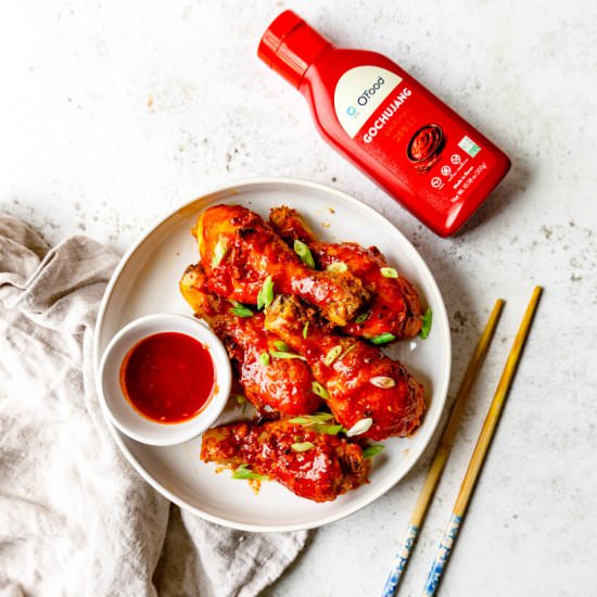 Air Fryer Korean Gochujang Chicken - Recipe photo by etfoodvoyage