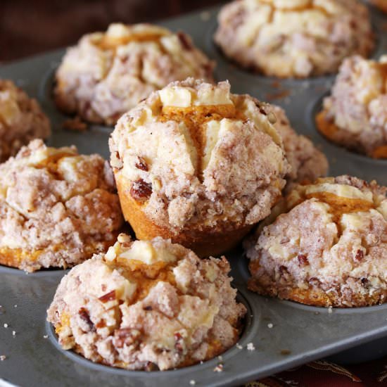 Pumpkin Cream Cheese Muffins - Recipe photo by thekitchenismyplayground