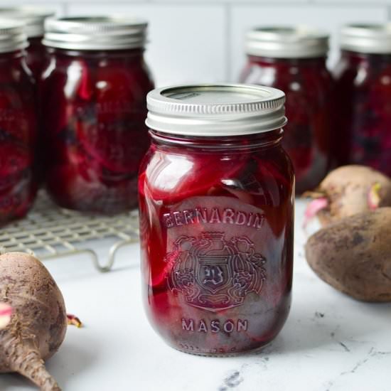 Canning Pickled Beets - Recipe photo by littlehomeinthemaking