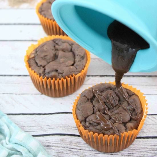 Double Chocolate Protein Muffins - Recipe photo by Fitasamamabear