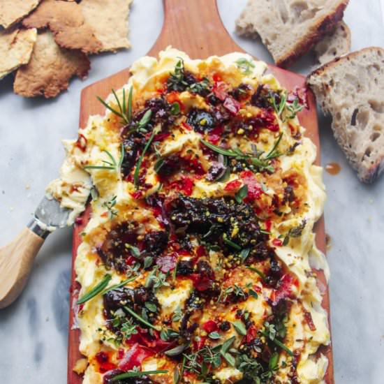 How to Make a Butter Board - Recipe photo by DishedbyKate